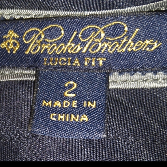 Loro Piana Brooks Brothers Italian Pinstripe Merino Wool Trousers, Size:… - Picture 11 of 11